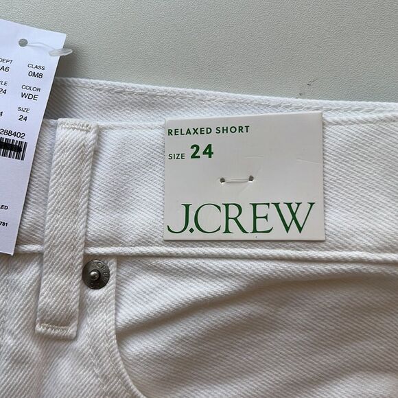 J Crew Relaxed denim short in‎ white Size 24 - Picture 5 of 11